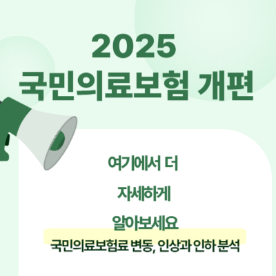 국민의료보험료 변동, 인상과 인하 분석