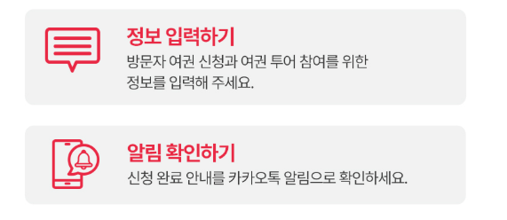국가유산청 방문자여권 신청 시 주의사항