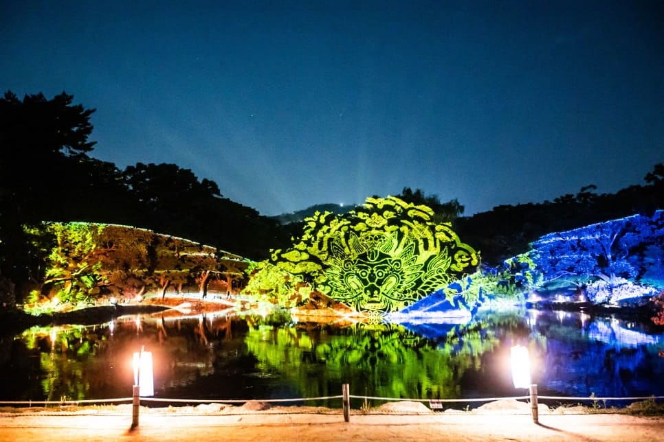 창경궁 물빛연화 미디어아트