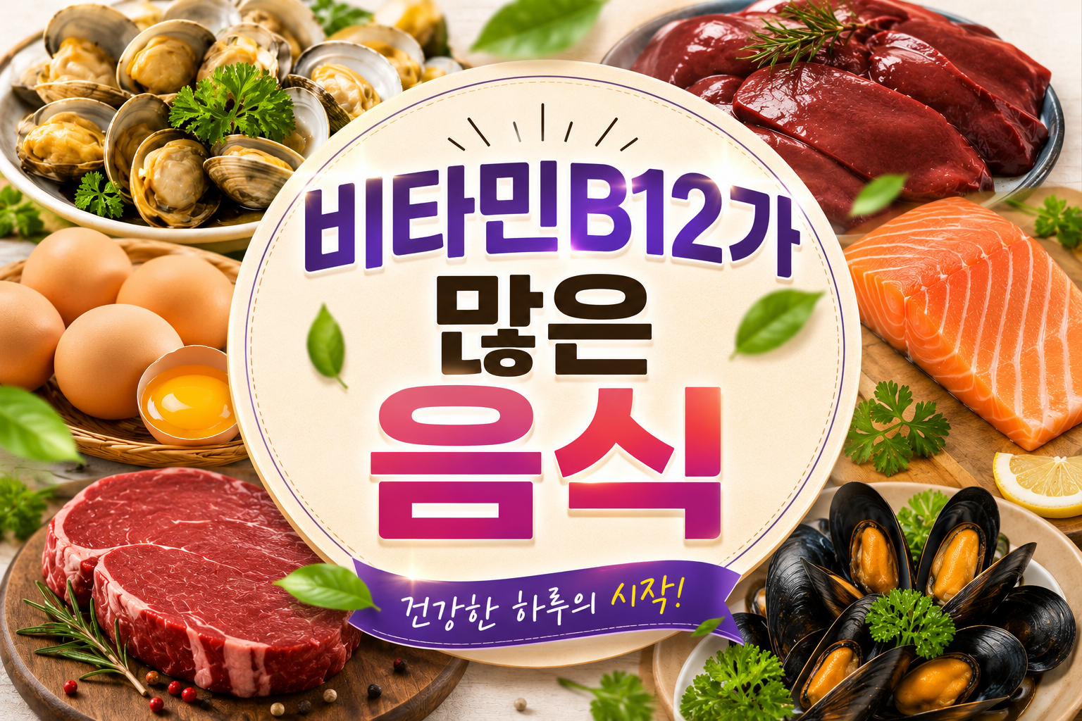 비타민B12가 많은 음식