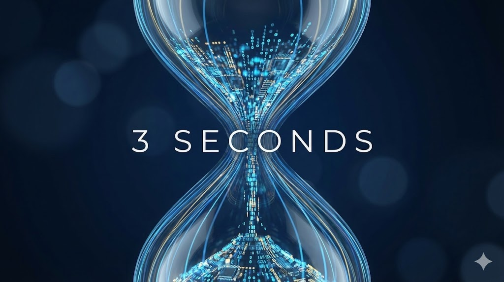 스마트폰 화면 속 유튜브 쇼츠 피드에서 시청자의 시선을 사로잡는 강력한 자막과 오프닝 장면 이미지