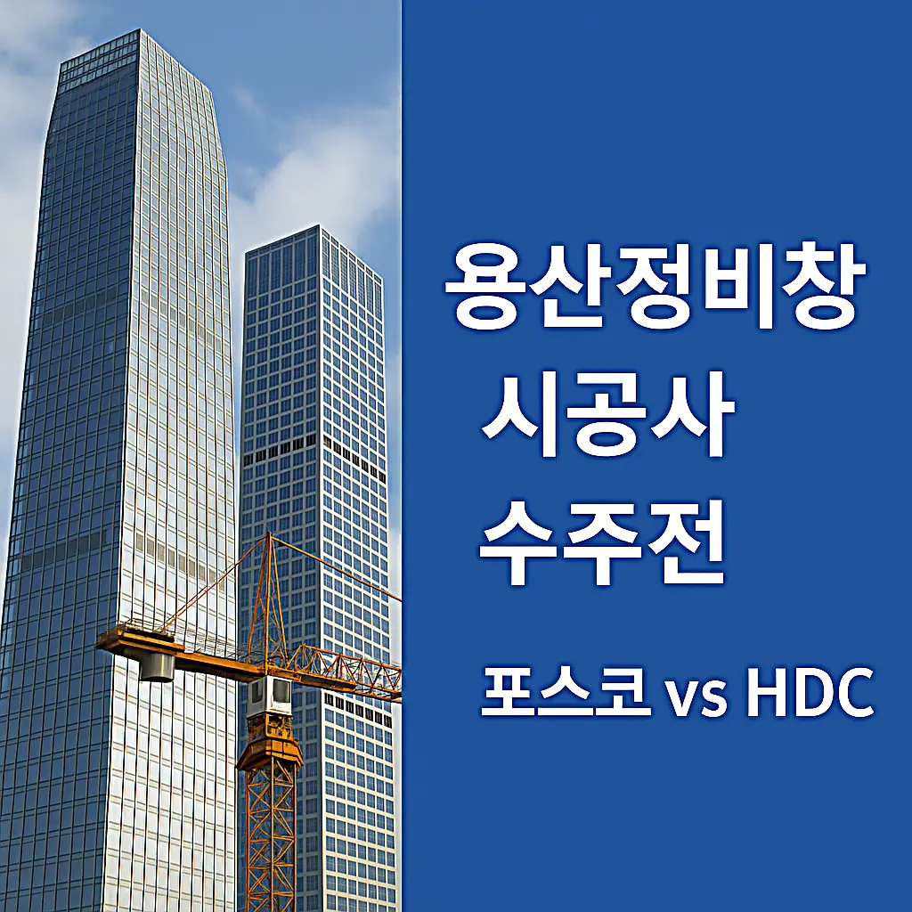 2025 용산정비창 수주전 총정리, 포스코 vs HDC