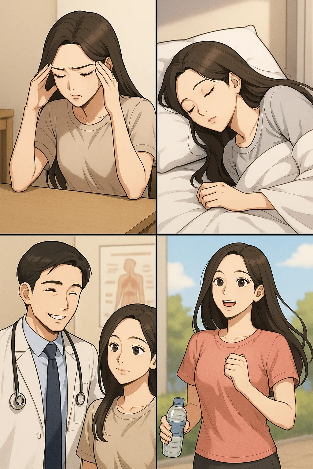 건강운 점검! 휴식과 체력 관리 필요