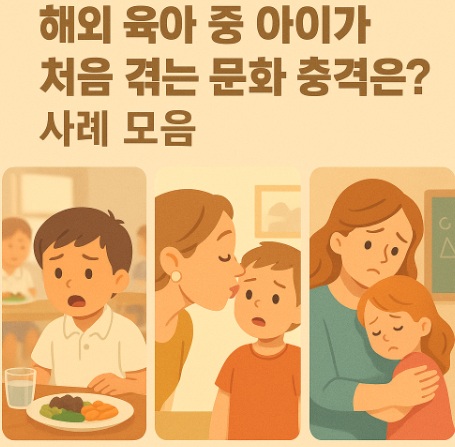 해외 육아 중 아이가 처음 겪는 문화 충격은? 사례 모음