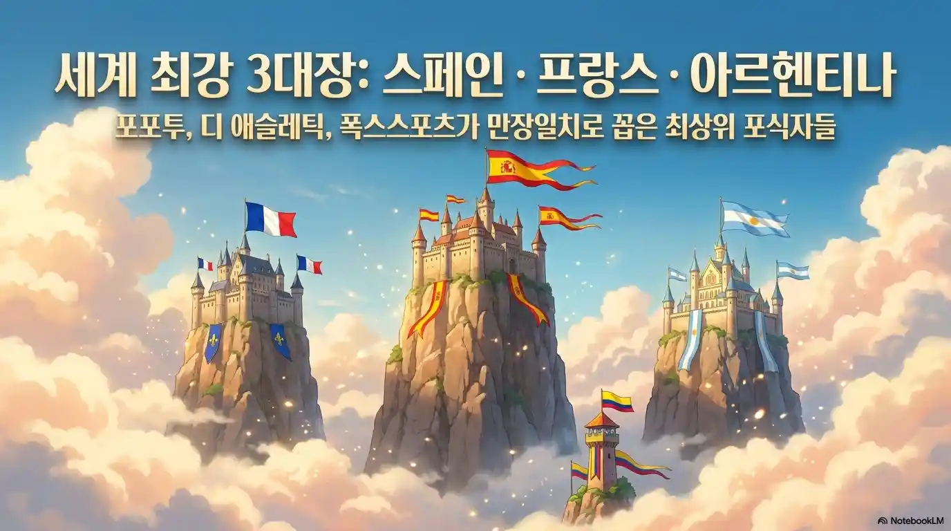 북중미 월드컵 파워랭킹 최고 3위 스페인 아르헨티나 프랑스