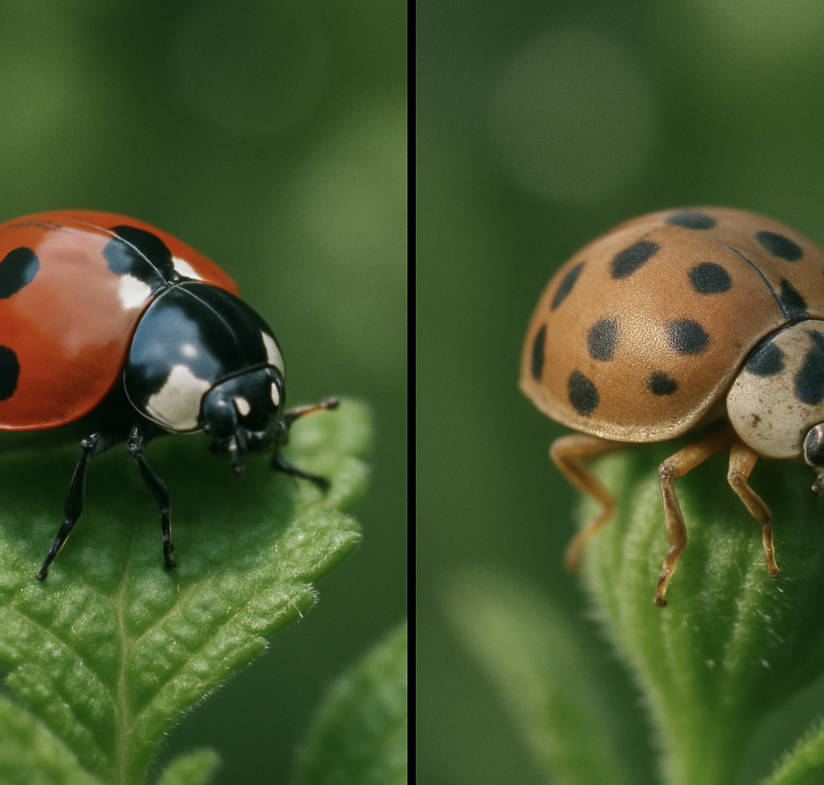 무당벌레 vs 무당벌레붙이, 친구와 적 구별하기