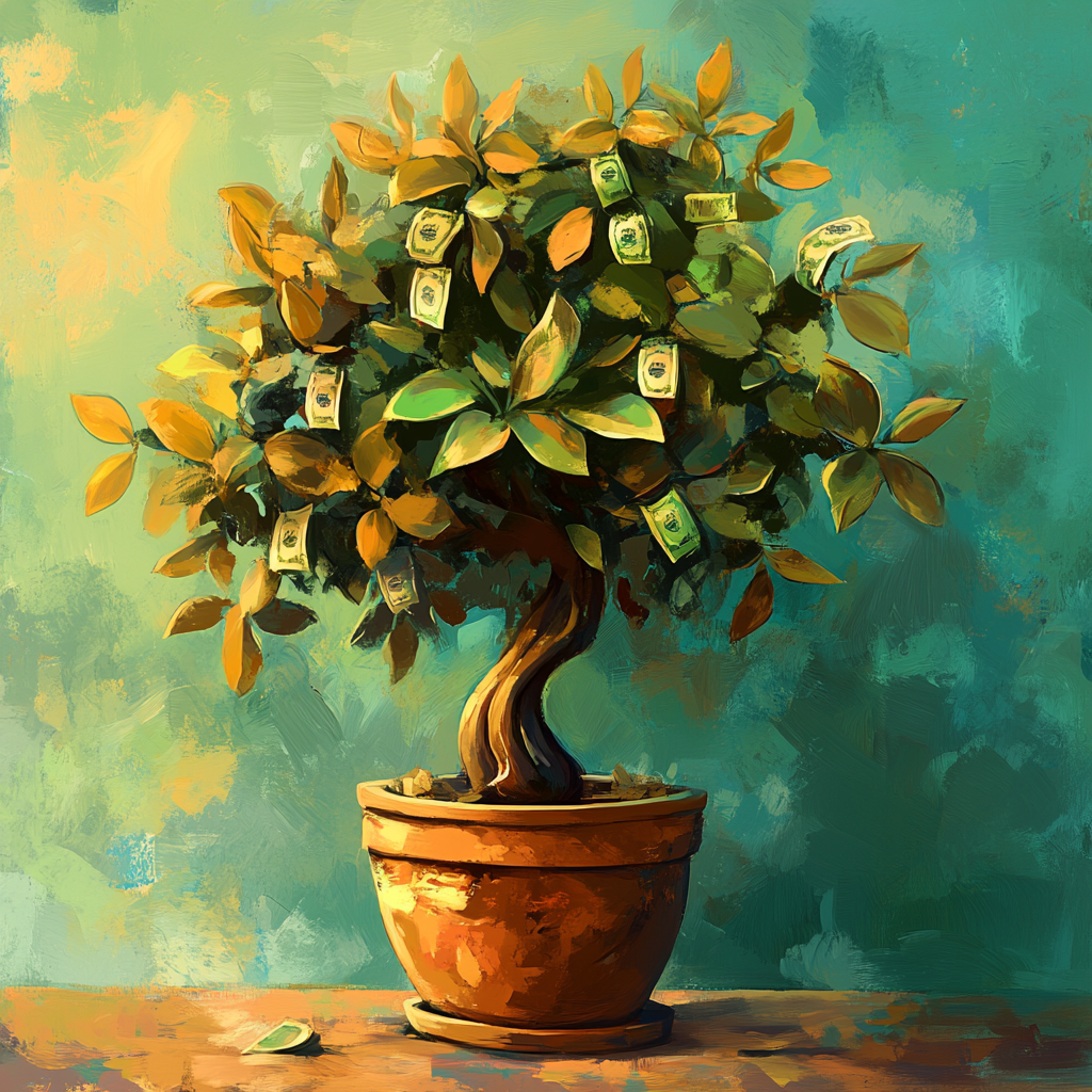 행운목의 비료 주기