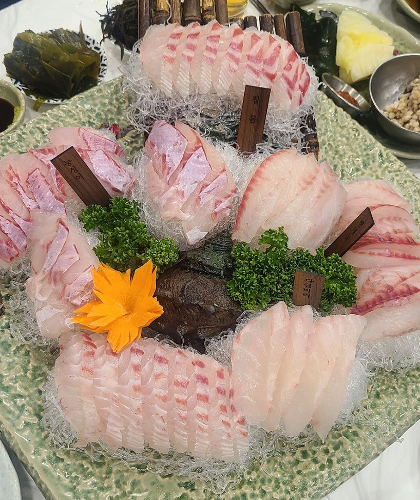 눙성어, 참돔, 뱅어돔, 다금바리, 제주 바다를 그대로 담은 귀한 생선