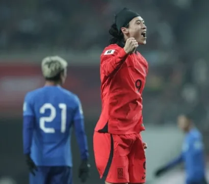 월드컵 예선 중계방송 - 환호