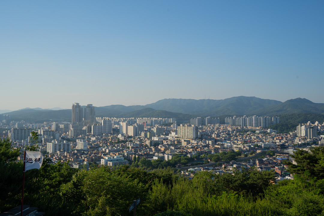 수원 팔달산 팔달산 정상 풍경