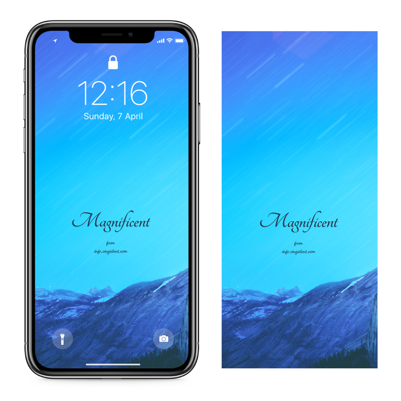 04 요세미티 C - Magnificent 아이폰풍경배경화면