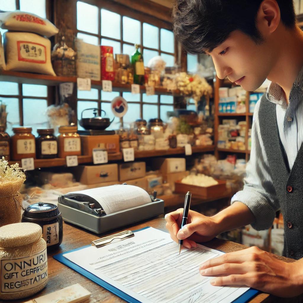 온누리상품권 가맹점 신청서