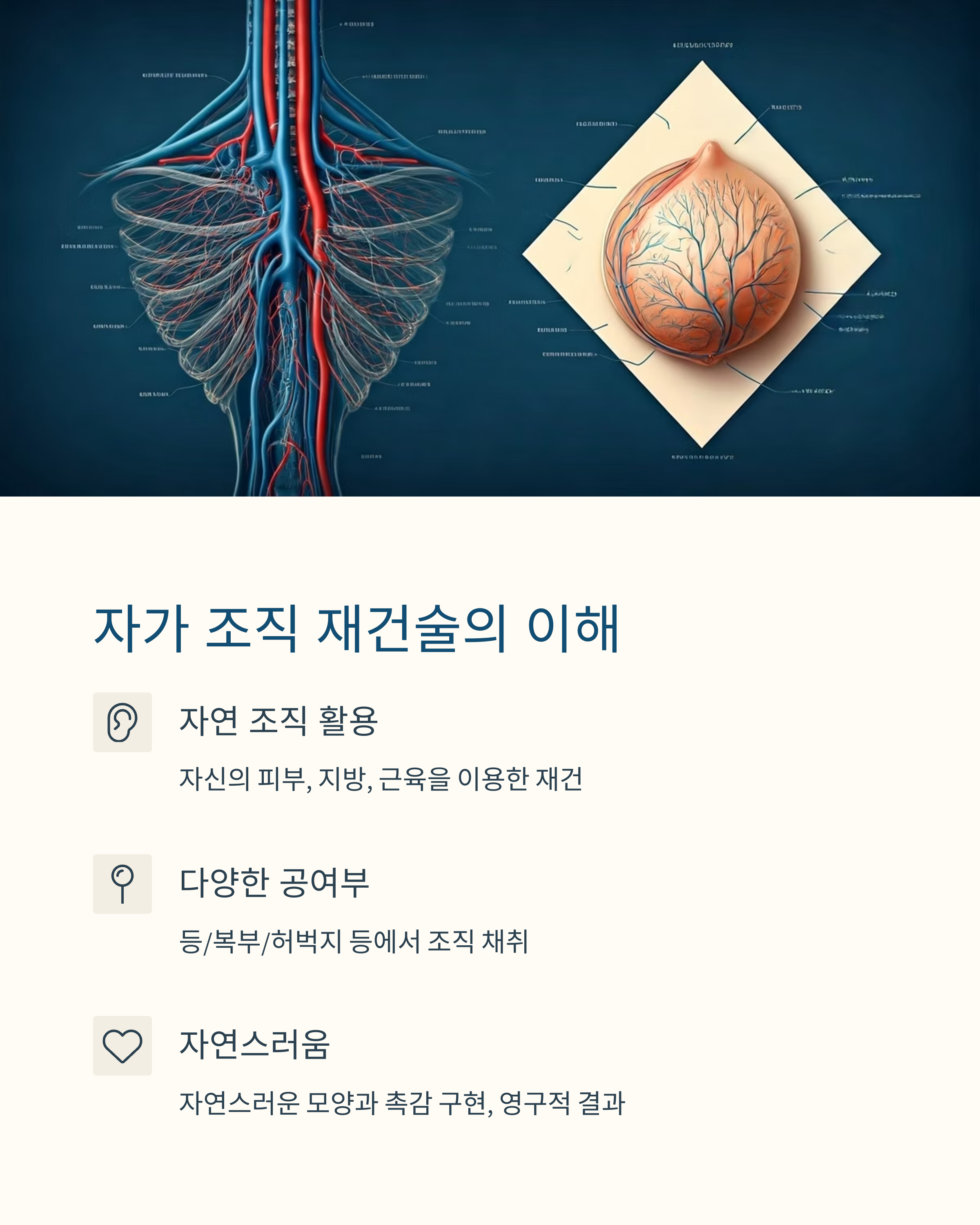 자가조직을 이용한 유방재건술