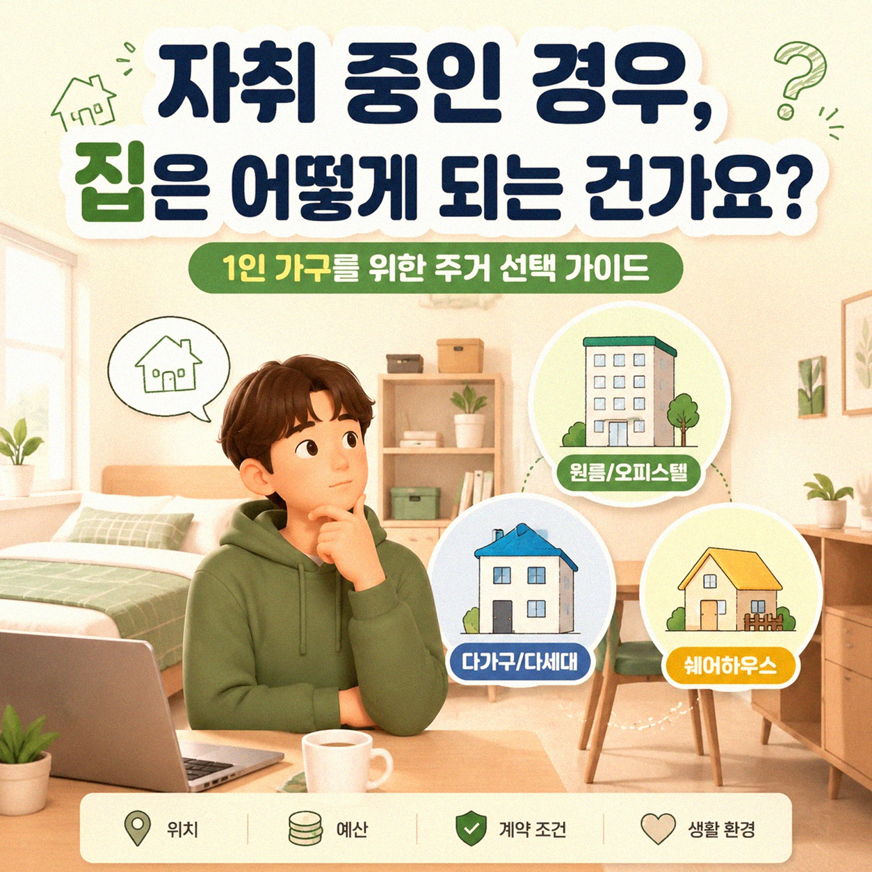 개인회생 신고할 때 자취 중이라면 이런 점이 궁금하더라고요