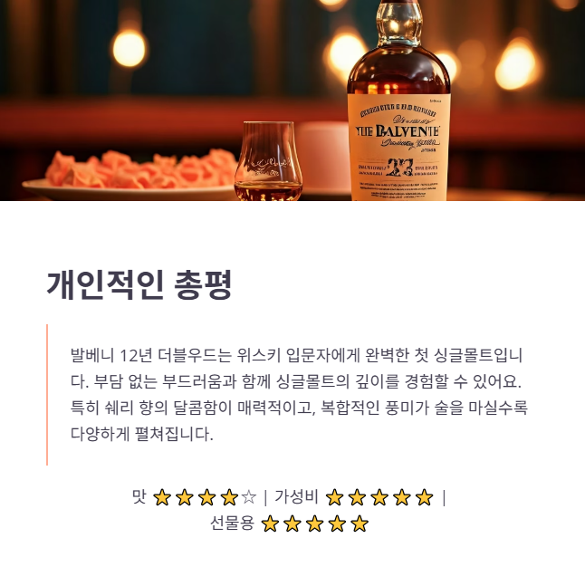 최종 정리 및 개인적인 평가