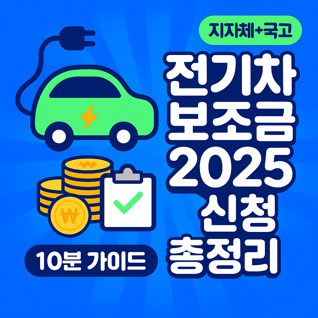 전기차 보조금 신청 방법