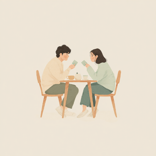 Z세대의 관계 설명서 문화를 표현한 감성 일러스트