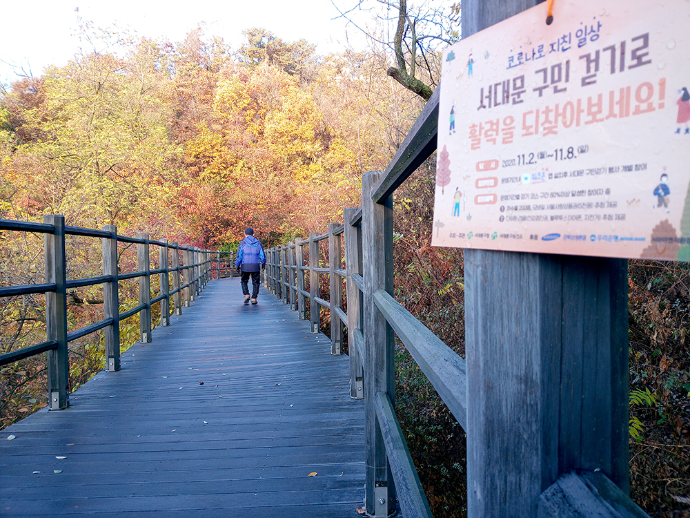 서대문구 북한산자락길 나혼자걷기 챌린지