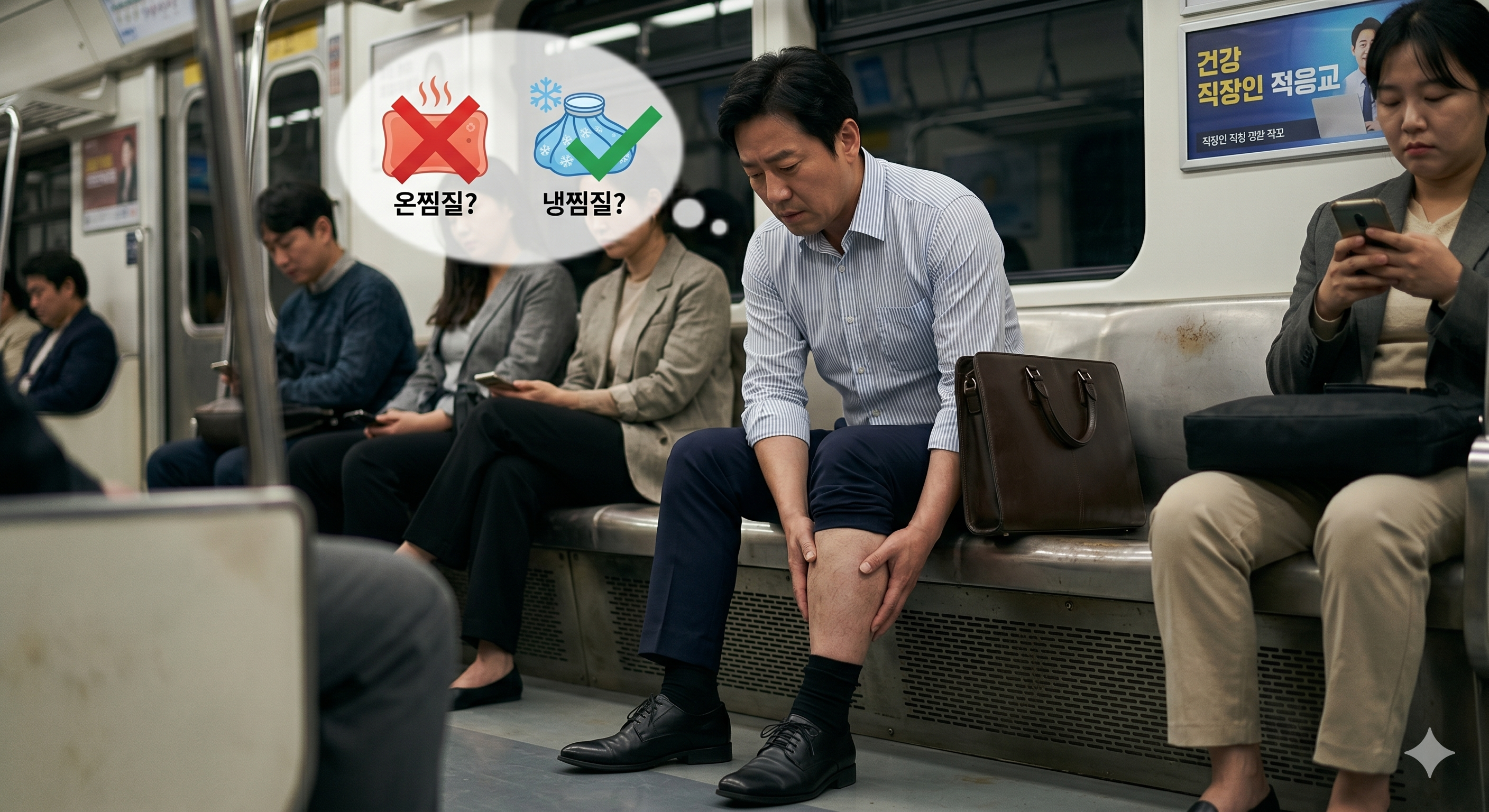 15년 차 직장인의 비애, "퇴근길 다리가 남의 다리 같아요"