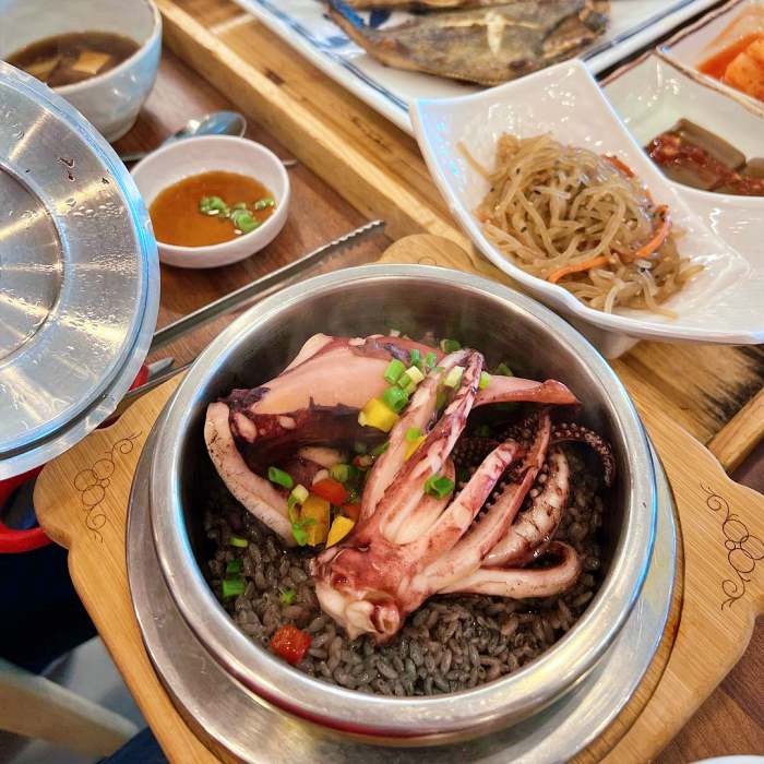 김창옥 화덕 생선구이 오징어 먹물 솥밥 영양솥밥 통갈치조림 화덕 생선구이 강릉 세인트존스 호텔 맛집