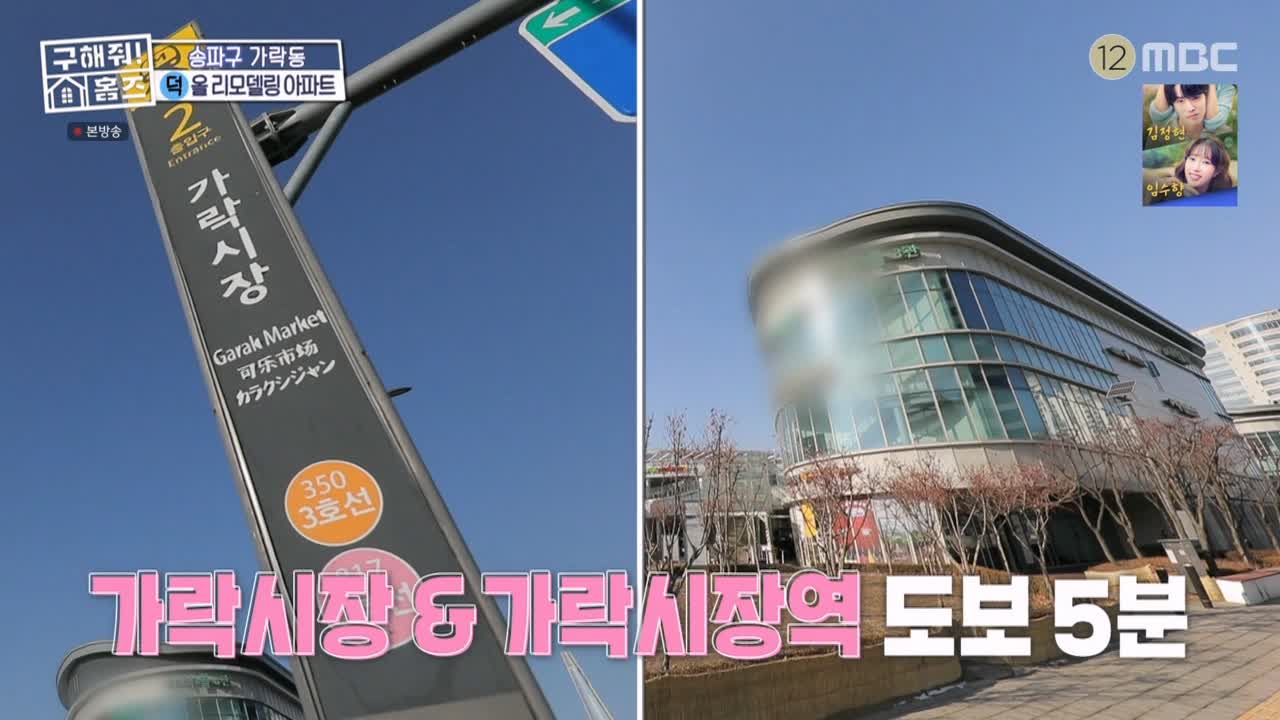 구해줘홈즈 서울시 송파구 가락동 <태어난 김에 송파일주> 매물 가격 및 구조 인테리어 리모델링 최종선택 소개 다시보기