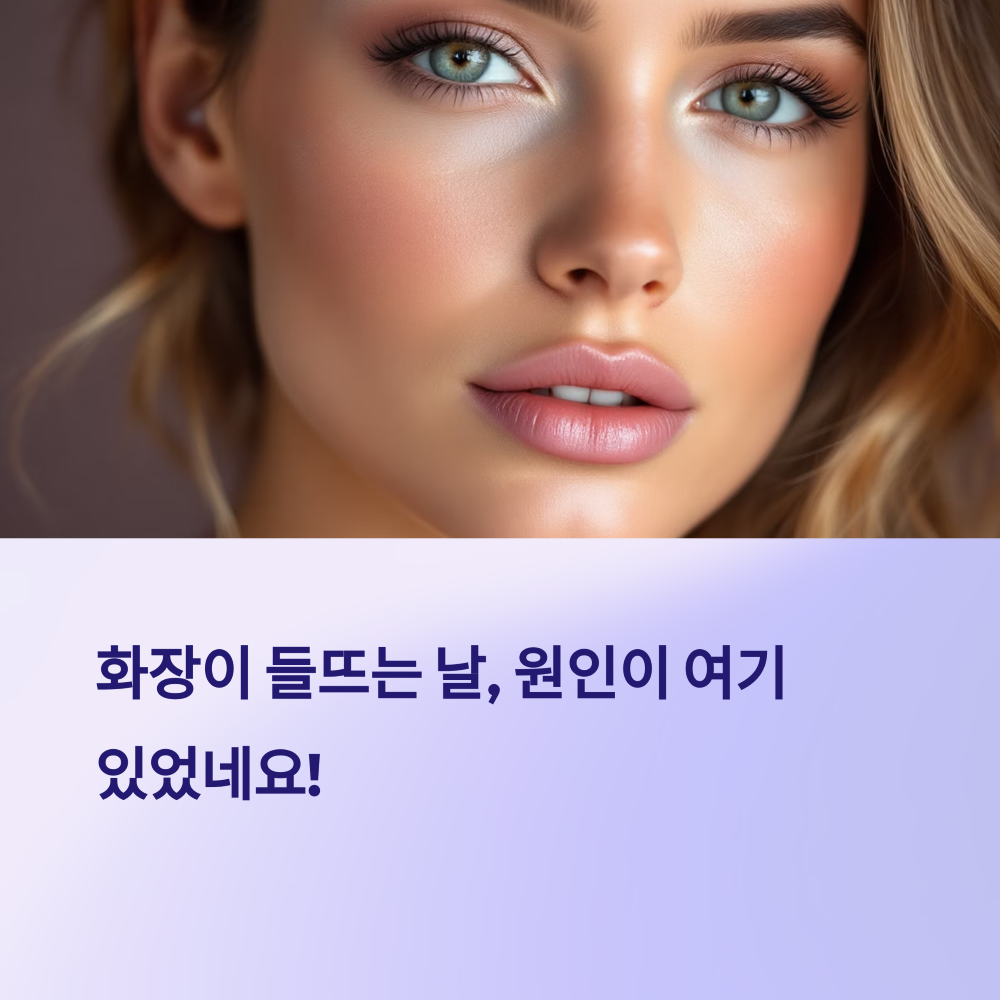 화장 안 먹는 날, 기초 어디서 문제일까? 썸네일