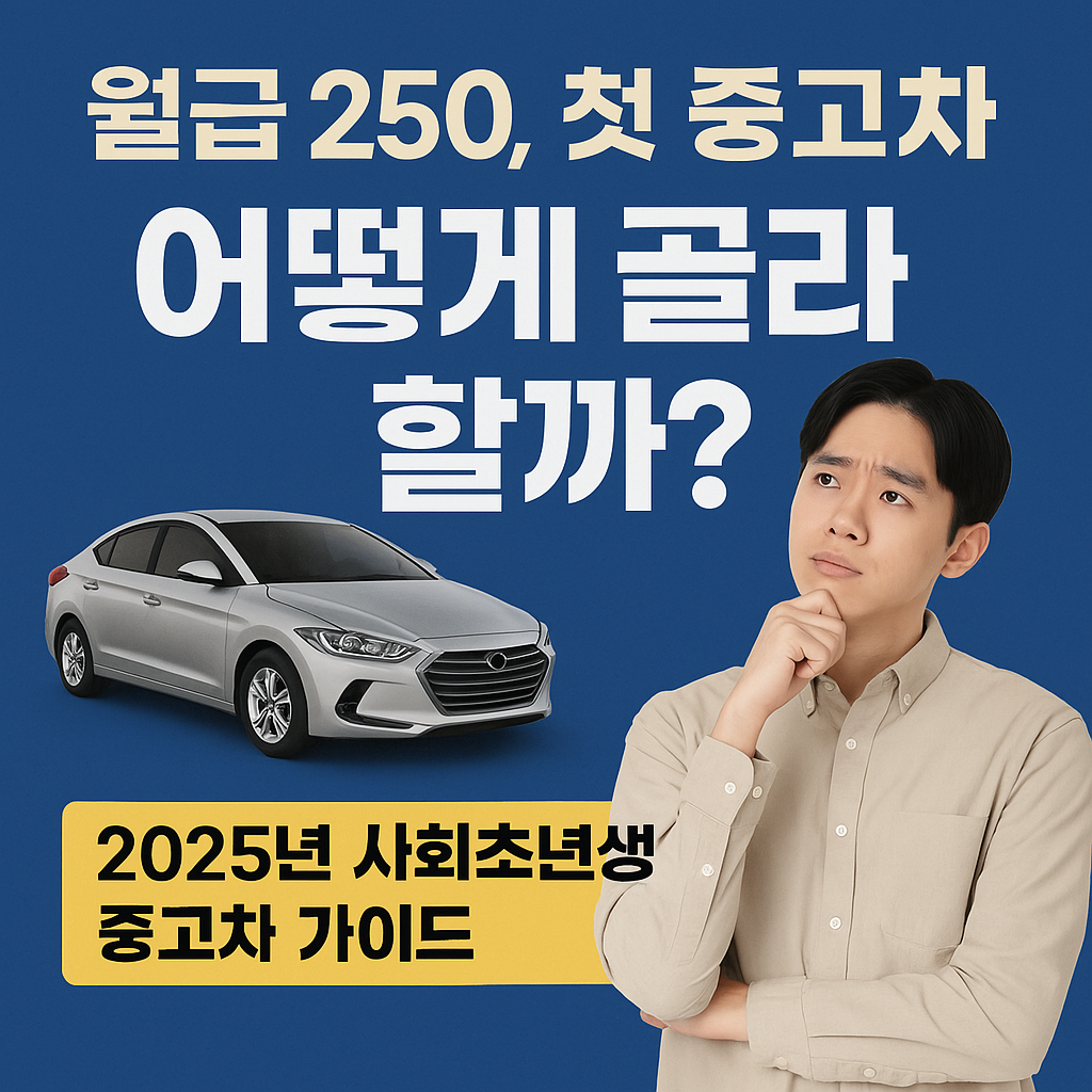 사회초년생 중고차가이드
