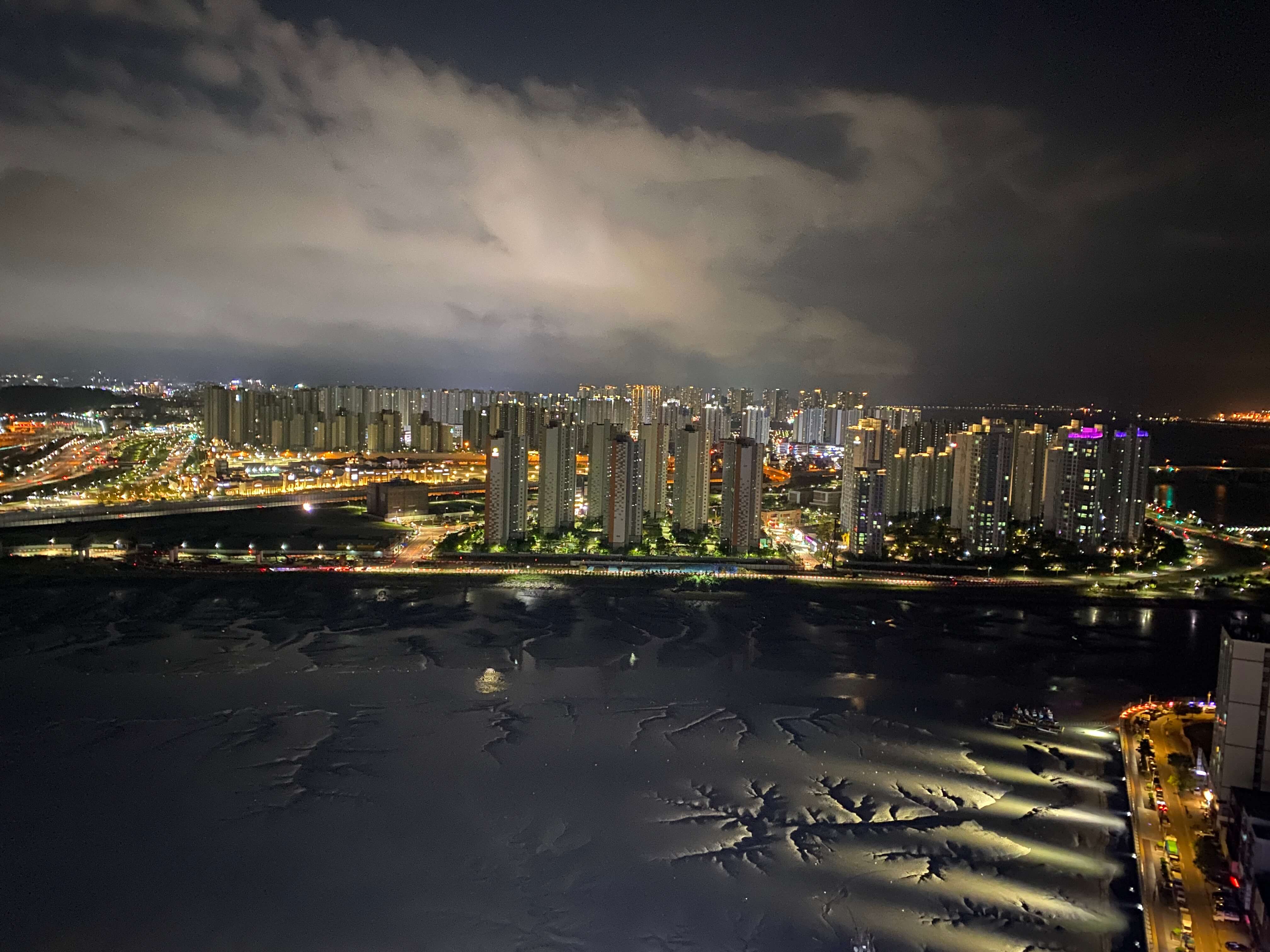  월곶포구 야경 2