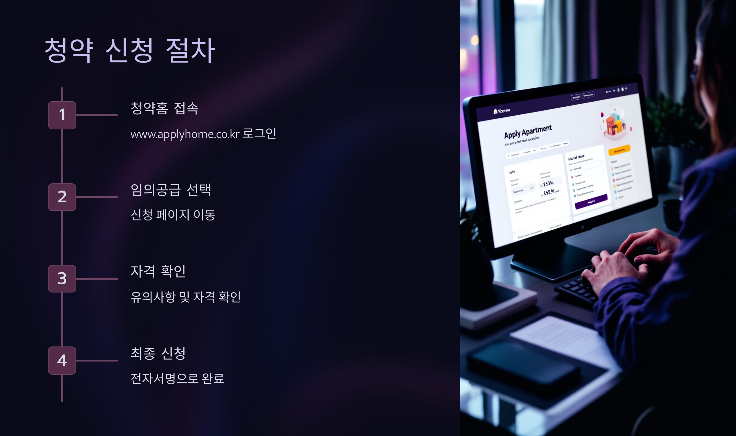 임의공급 청약 및 신청 절차