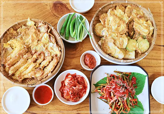 사당 이수 맛집 모듬전, 육전, 동그랑땡, 홍어무침