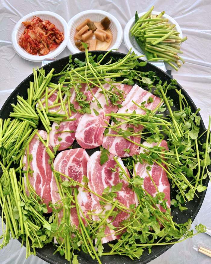 양산 원동 맛집 추천 생방송투데이 동치미 막국수 비빔국수 미나리 삼겹살 오늘방송 보고 먹고 즐기고! 3GO