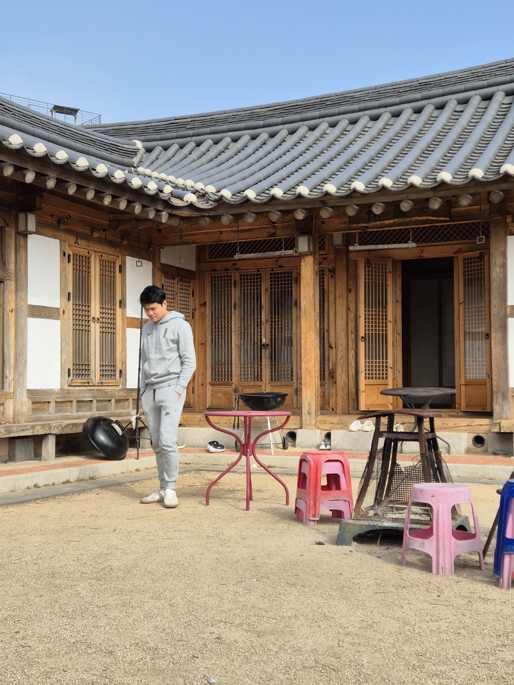 내 사진 나이키 후드티 입은