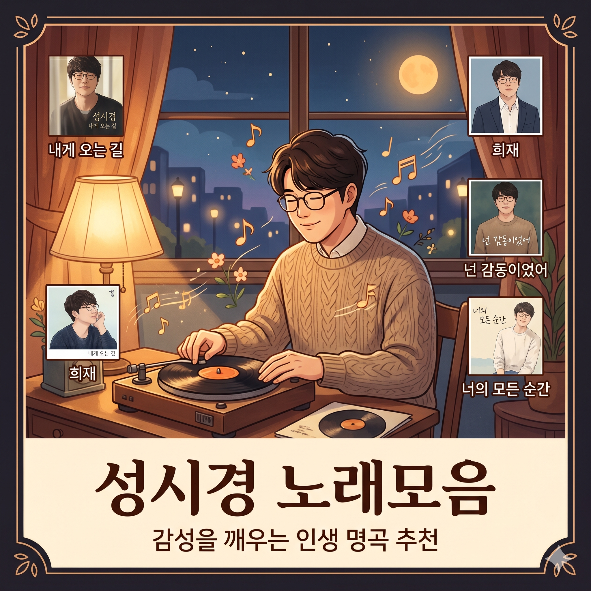 감성을 깨우는 성시경 노래모음, 인생 플레이리스트 추천