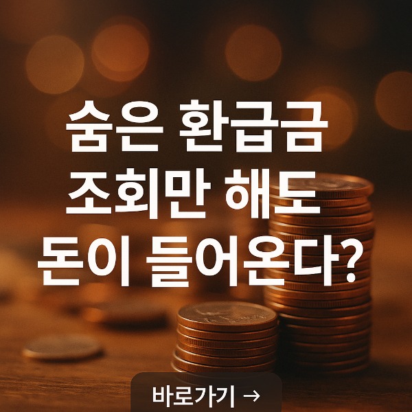 숨은 환급금 찾기