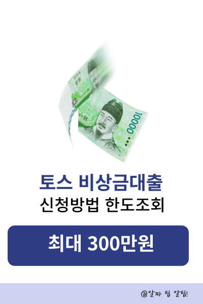 토스뱅크 비상금대출