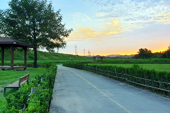 진주 와룡지구파크골프장. 경상남도 진주시 금산면 장사리 1897