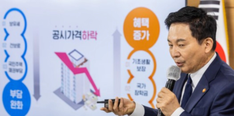 공시가격 최대 하락폭과 그 의미