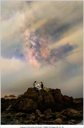카메라 별 사진 은하수 초광각 고정촬영 노출시간 계산법_12
