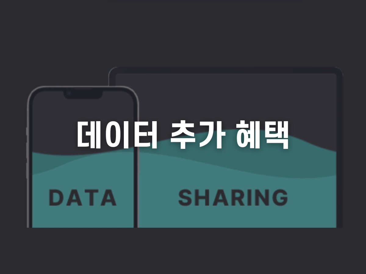 데이터 추가 혜택