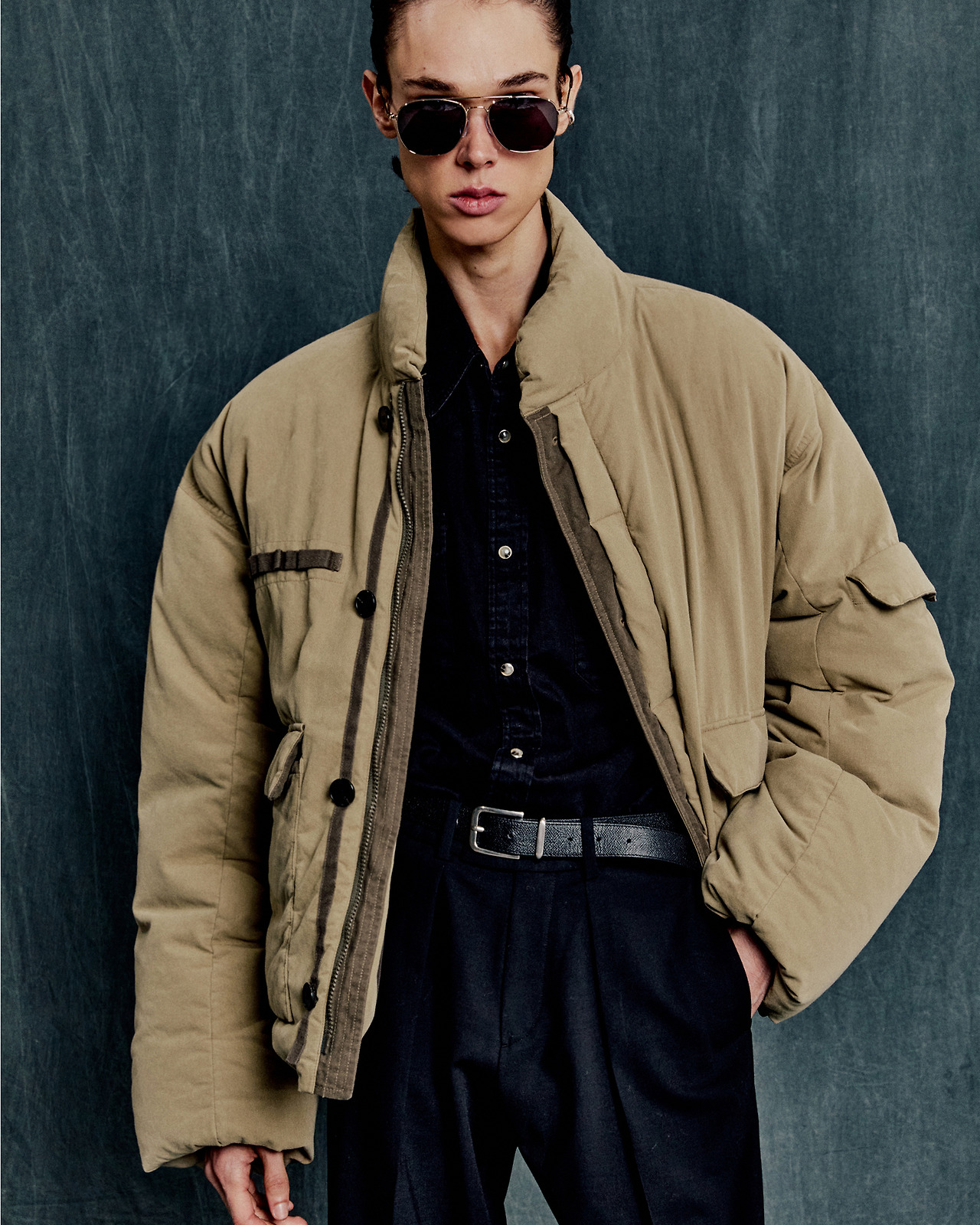 엘무드의 가먼트 워시드 다운 푸퍼