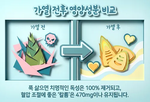 죽순-가열-전후-성분-비교
