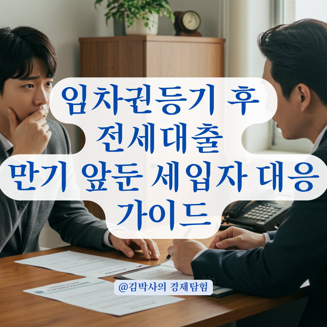 임차권등기 후 전세대출 만기 앞둔 세입자라면 꼭 알아야 할 대응법.