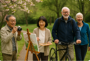 은퇴후의삶,일본과 북유럽노년층의 취미와 여가생활 탐구