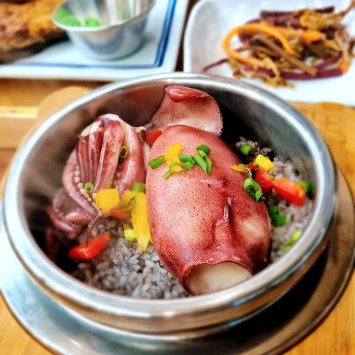 김창옥 화덕 생선구이 오징어 먹물 솥밥 영양솥밥 통갈치조림 화덕 생선구이 강릉 세인트존스 호텔 맛집