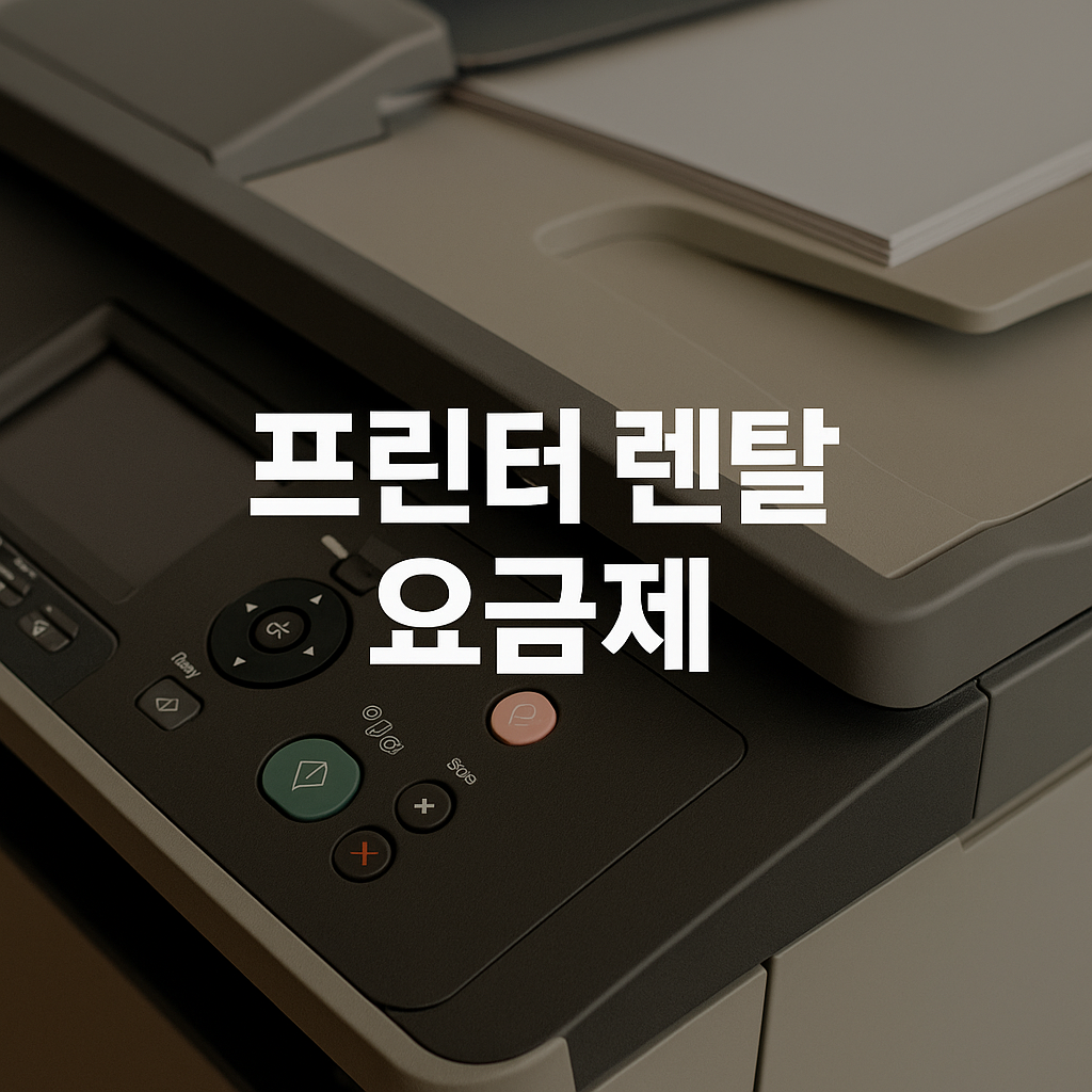 사무용 프린터 렌탈