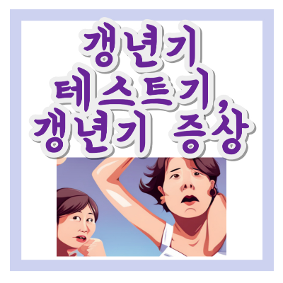 갱년기 테스트기