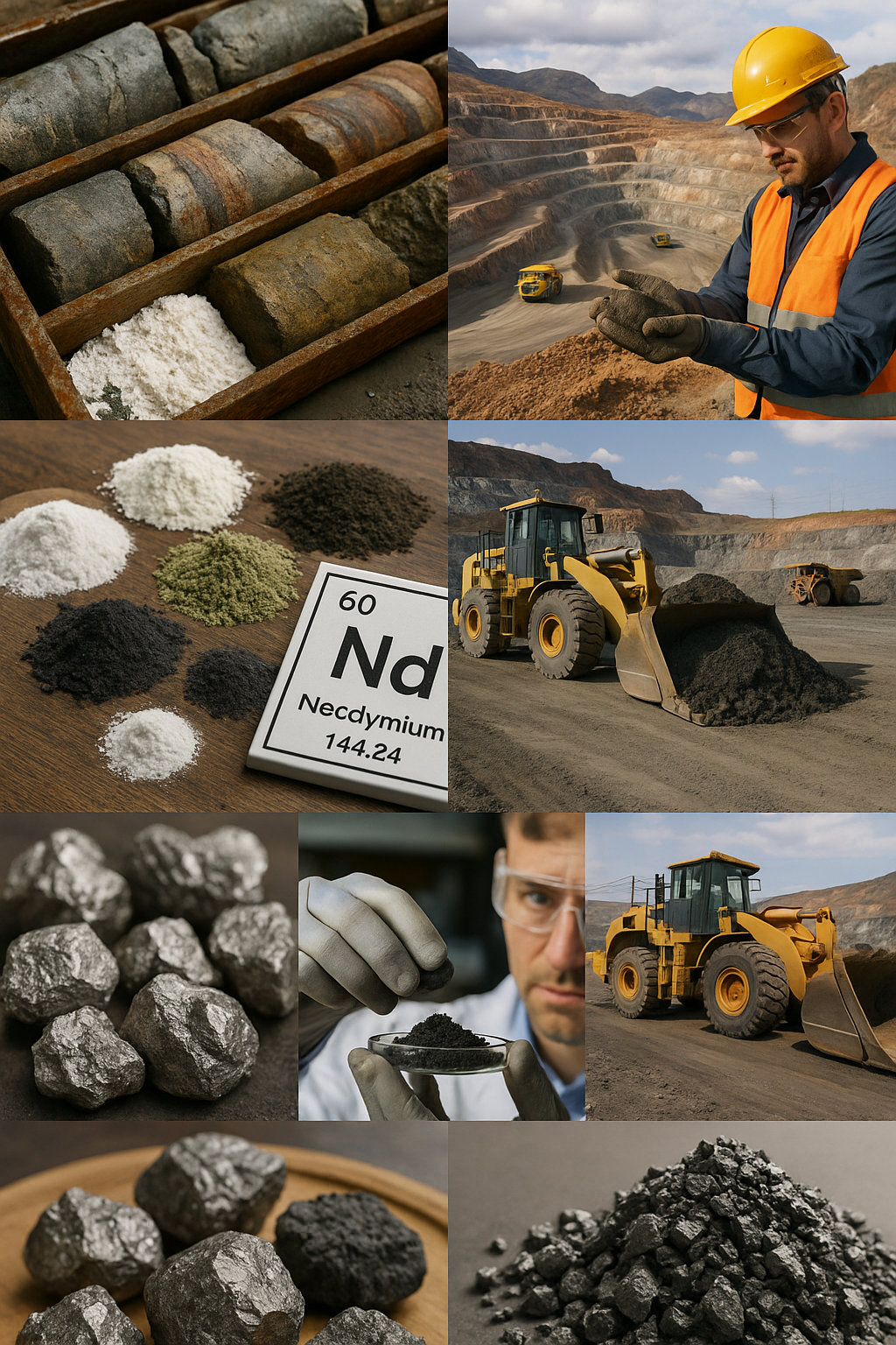 희토류 산업 이미지