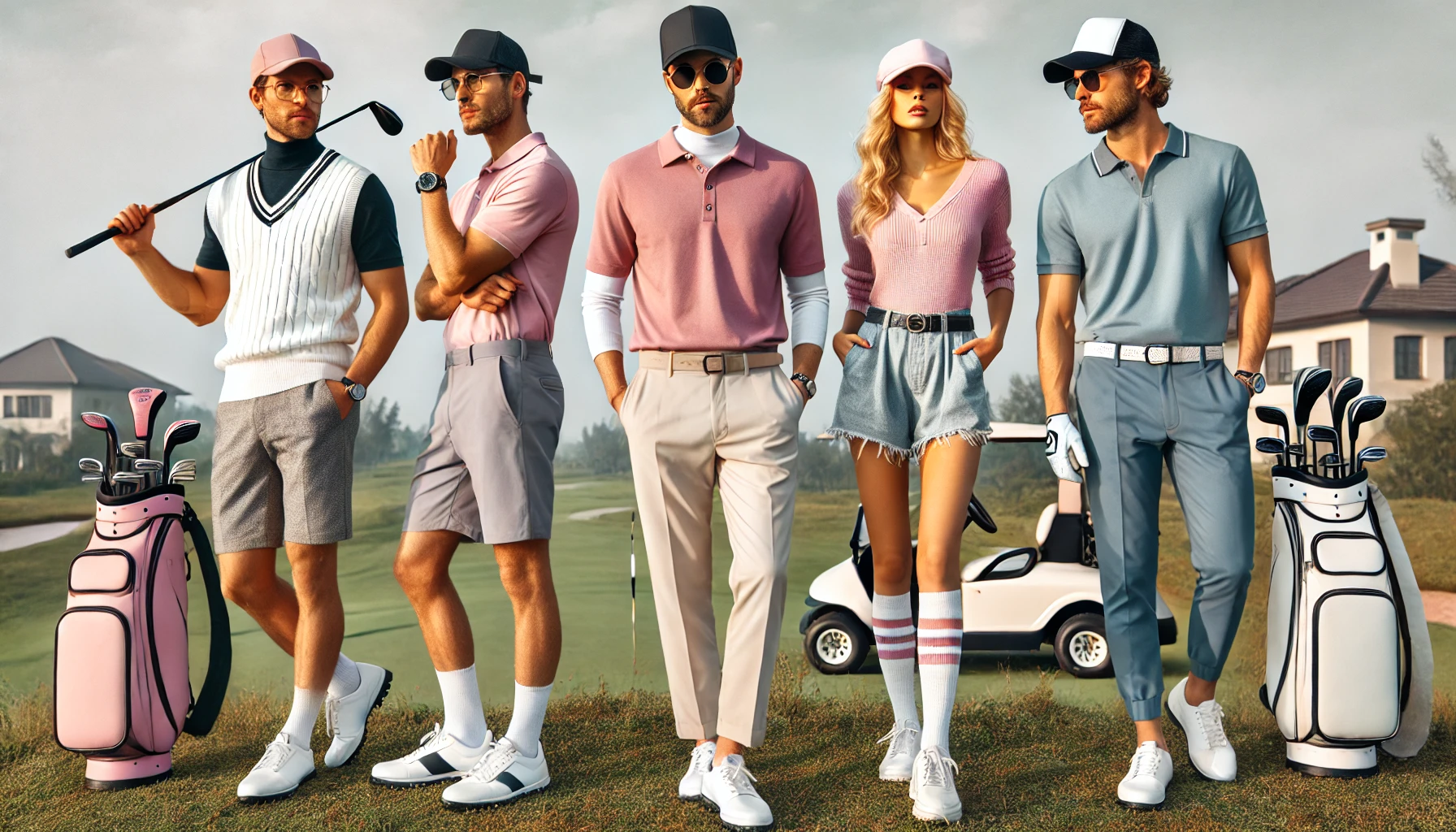 요즘 골퍼들이 좋아하는 골프룩 스타일 관련 이미지