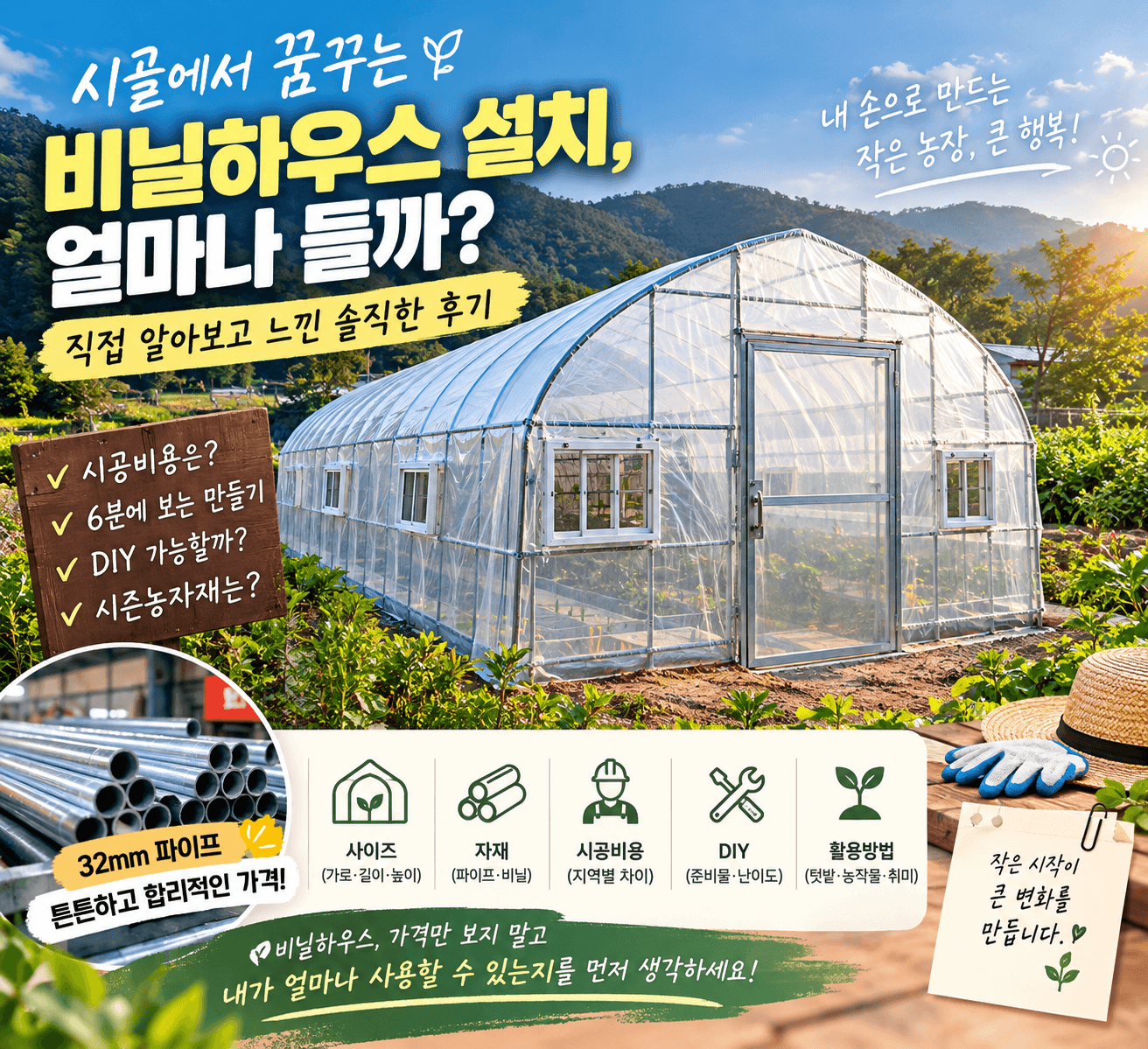 비닐하우스 설치