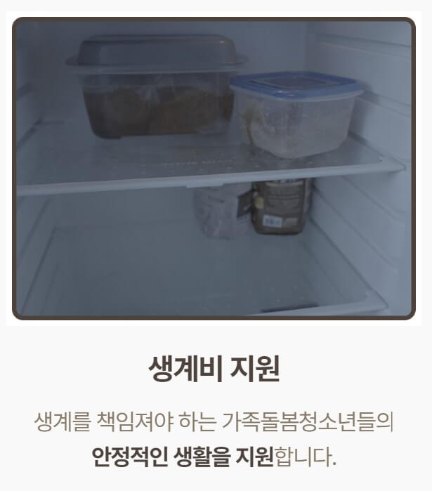 생계비 지원